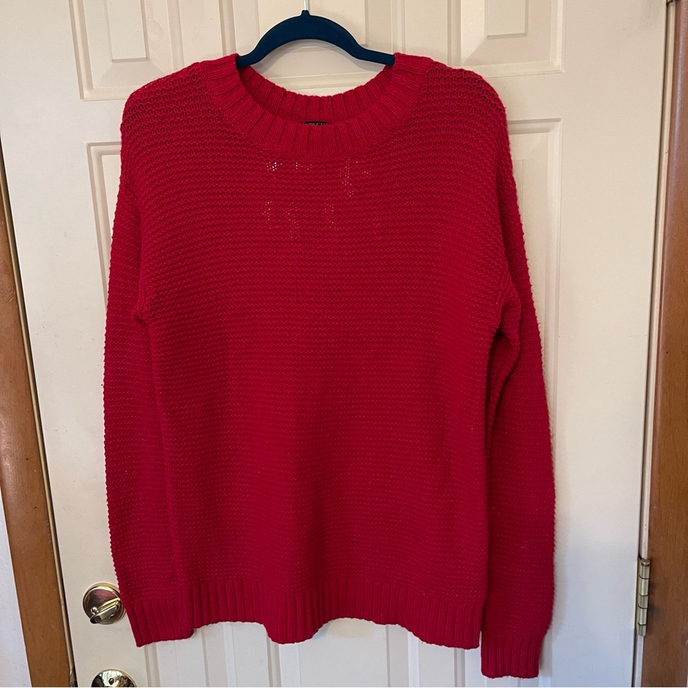Pendleton Vibrant Red Crew Neck Sweater
